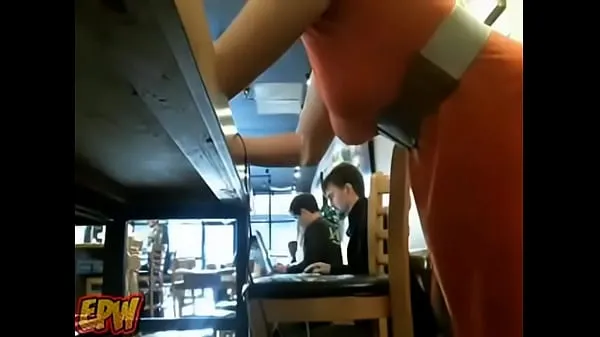 Новые Публичная рыжая мастурбация в кафе перед вебкамерой - More классные видео