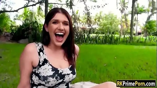 April Dawn swallows cum for some money Video hebat baharu