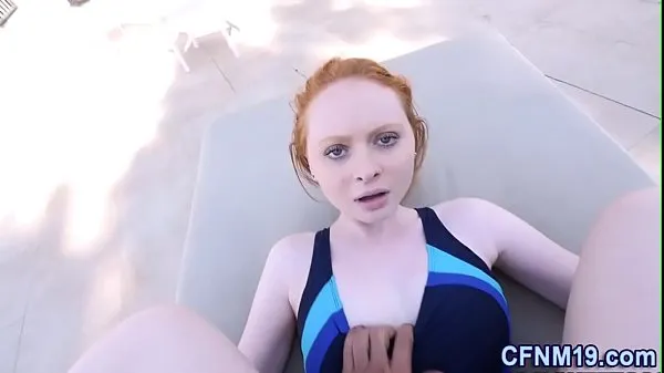 New Cfnm redhead sucks fucks and gets cum dumped outdoors in pov cool Videos
