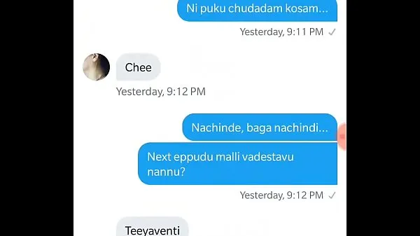 Nuovi Sex Talk Chat di Telugu Aunty fantastici video