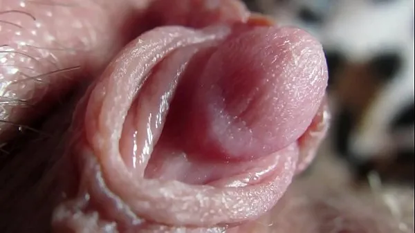 New Extreme close up on my huge clit head pulsating cool Videos