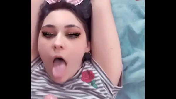 New Cute girl sends nude pics in snap and fucks with a fan POV cool Videos
