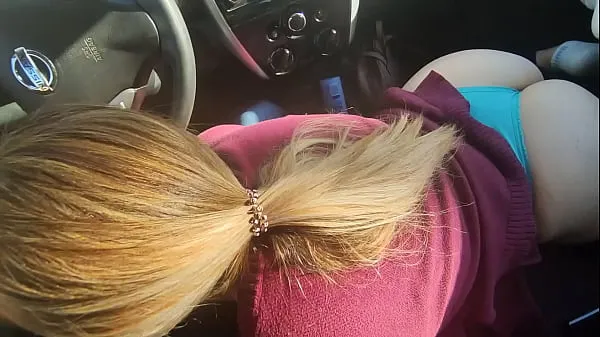 Nowe Blowjob while driving fajne filmy