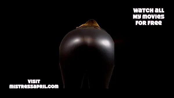 Nuevos Dominatrix Mistress April - Corrida en mi esclava de leggings de látex vídeos interesantes