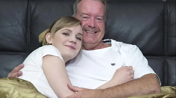 New Sexy blonde bends over to get fucked by grandpa big cock cool Videos