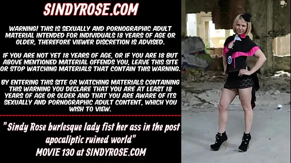 Sindy Rose burlesque lady fist her ass in the post apocalyptic ruined world Video keren baru