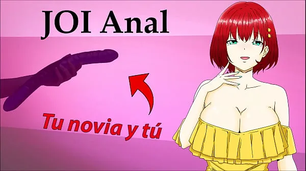 新しいアニメ JOI、あなたのパートナーはあなたに使用するディルドを持っていますクールな動画