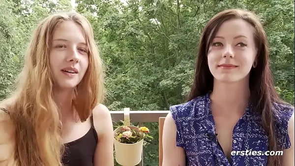 Nowe Ersties: 21-year-old German girl has her first lesbian experience fajne filmy