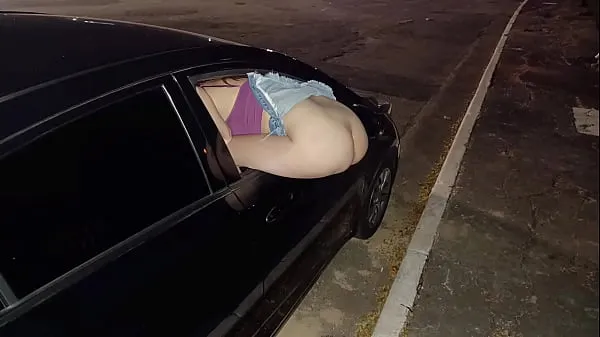 New Married with ass out the window offering ass to everyone on the street in public cool Videos