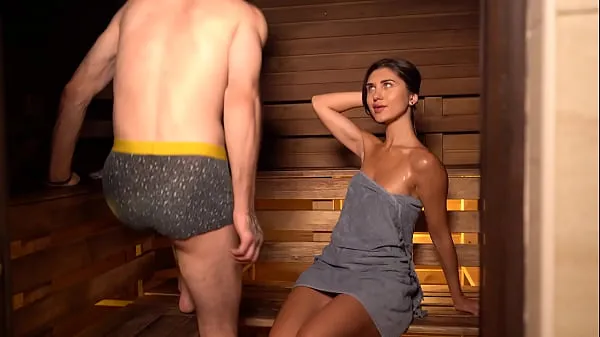 New It was already hot in the bathhouse, but then a stranger came in cool Videos