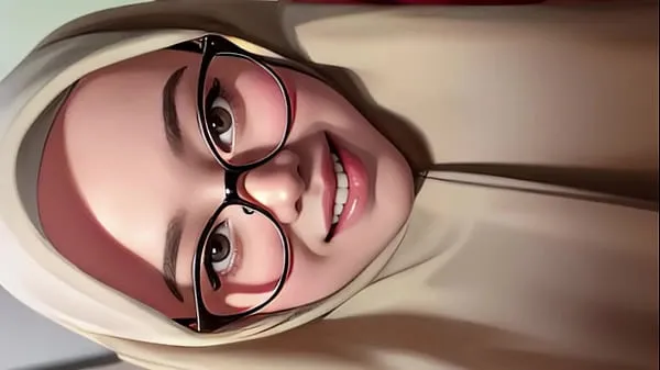 Új hijab girl shows off her toked klassz videó