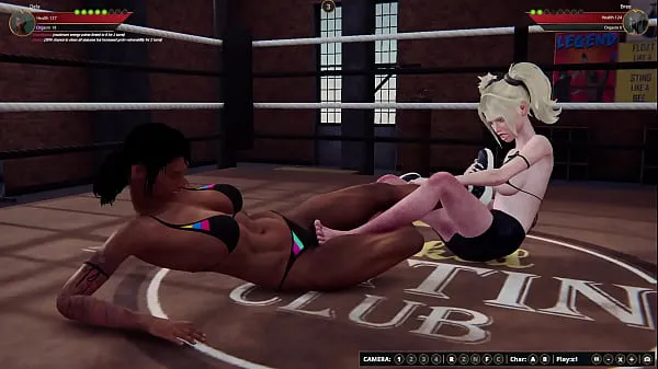 Új Dela vs. Bree (Naked Fighter 3D klassz videó